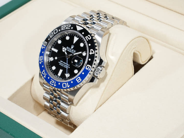 Rolex GMT-Master II Ref. 126710BLNR Stainless Steel Black Dial Jubilee Bracelet Unused zk29ovnk