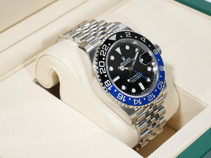 Rolex GMT-Master II Ref. 126710BLNR Stainless Steel Black Dial Jubilee Bracelet Unused zk29ovnk
