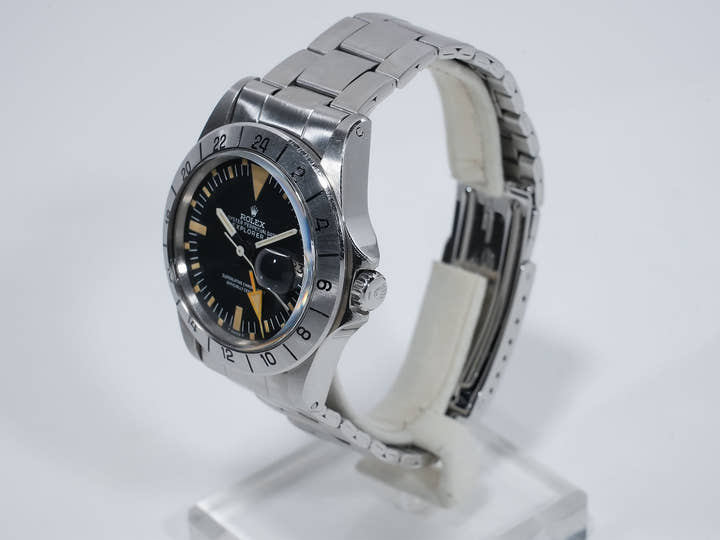 ロレックス エクスプローラーII Ref.1655 ステンレススチール ブラック文字盤 オイスターブレスレット 中古 upogxfeh