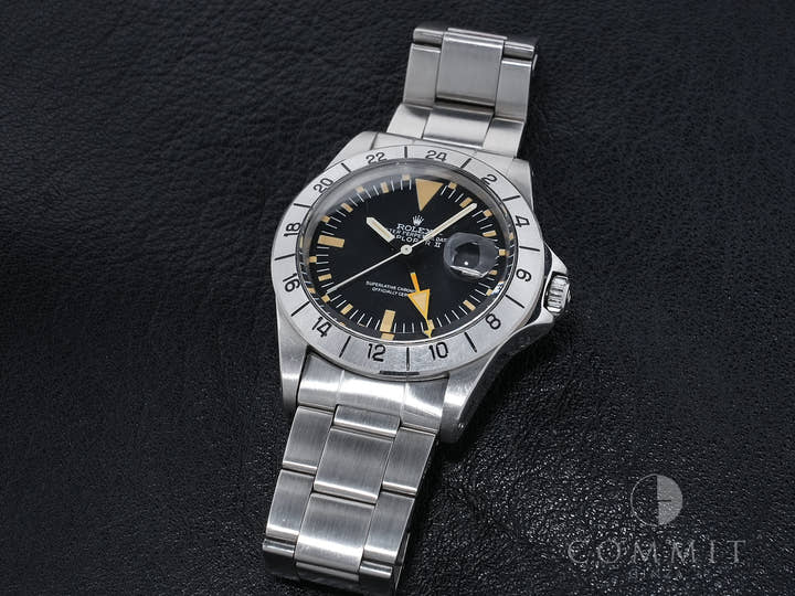 ロレックス エクスプローラーII Ref.1655 ステンレススチール ブラック文字盤 オイスターブレスレット 中古 upogxfeh