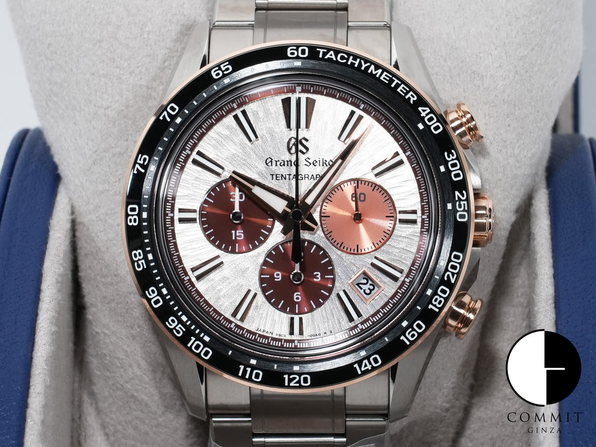 グランドセイコー エボリューション9 コレクション テンタグラフ Ref.SLGC006 ブライトチタン カッパーピンク文字盤 未使用 24tpi9c8