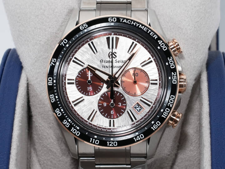 グランドセイコー エボリューション9 コレクション テンタグラフ Ref.SLGC006 ブライトチタン カッパーピンク文字盤 未使用 24tpi9c8