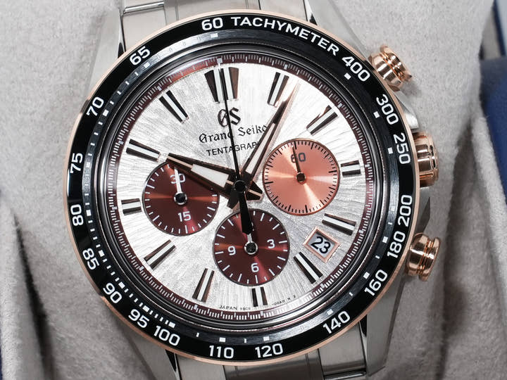 グランドセイコー エボリューション9 コレクション テンタグラフ Ref.SLGC006 ブライトチタン カッパーピンク文字盤 未使用 24tpi9c8
