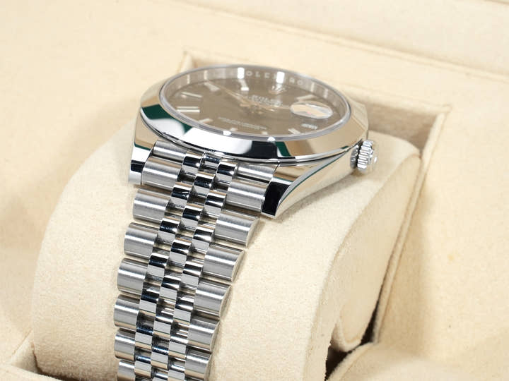 ロレックス デイトジャスト41 Ref.126300 ステンレススチール スレート文字盤 ジュビリーブレスレット 中古 k6o55bu2