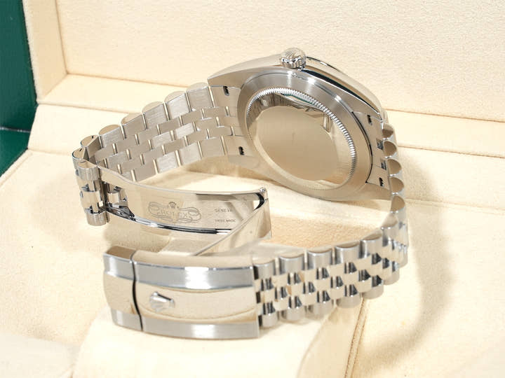 ロレックス デイトジャスト41 Ref.126300 ステンレススチール スレート文字盤 ジュビリーブレスレット 中古 k6o55bu2
