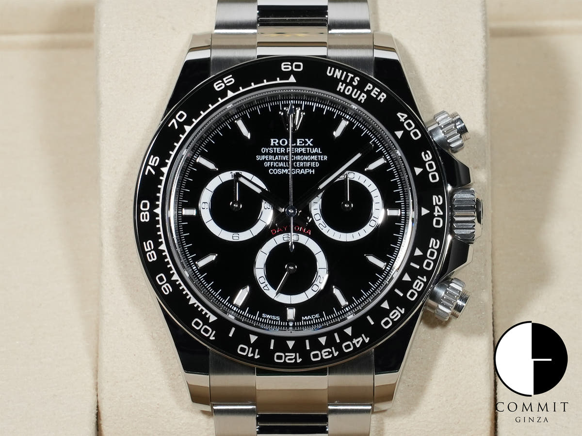 ロレックス デイトナ Ref.126500LN ステンレススチール ブラック文字盤 未使用 qc4cvf5i