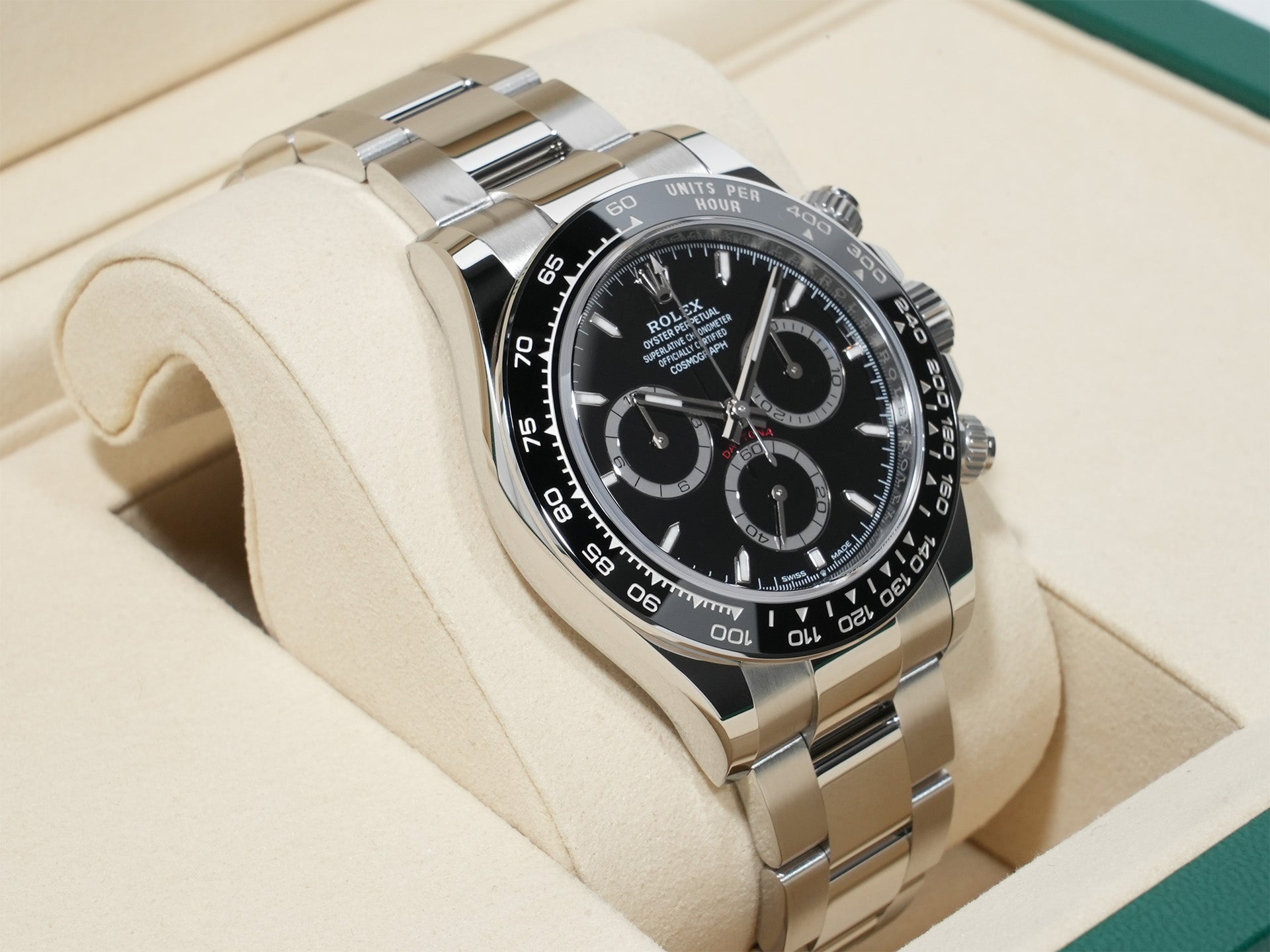 ロレックス デイトナ Ref.126500LN ステンレススチール ブラック文字盤 未使用 qc4cvf5i