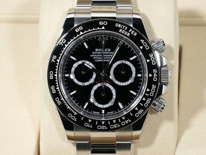 ロレックス デイトナ Ref.126500LN ステンレススチール ブラック文字盤 未使用 qd62dip4