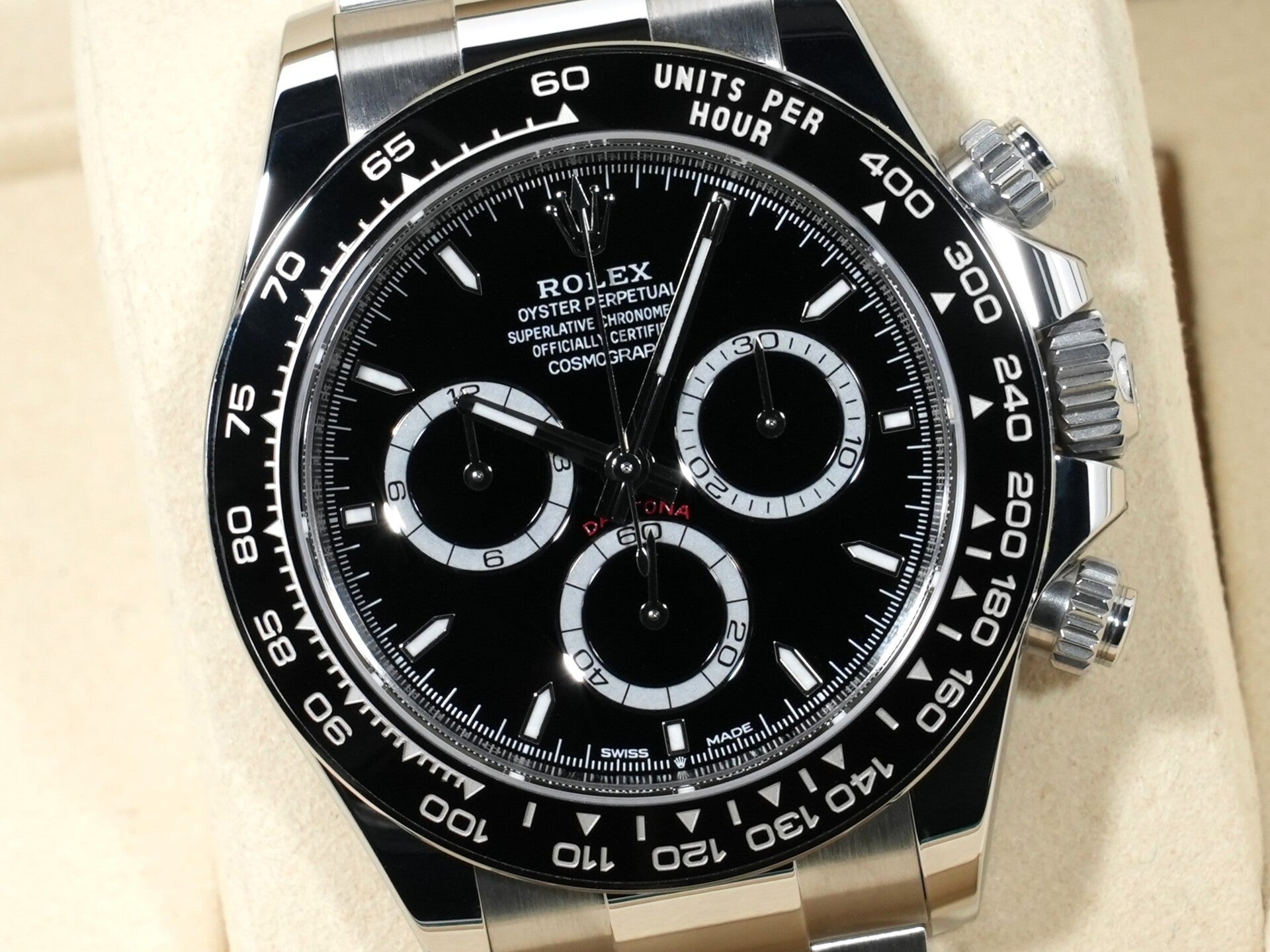 ロレックス デイトナ Ref.126500LN ステンレススチール ブラック文字盤 未使用 qd62dip4