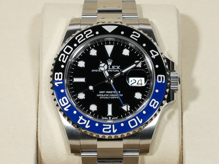 Rolex GMT-Master II Ref. 126710BLNR Stainless Steel Black Dial Oyster Bracelet Unused x2j75cwn