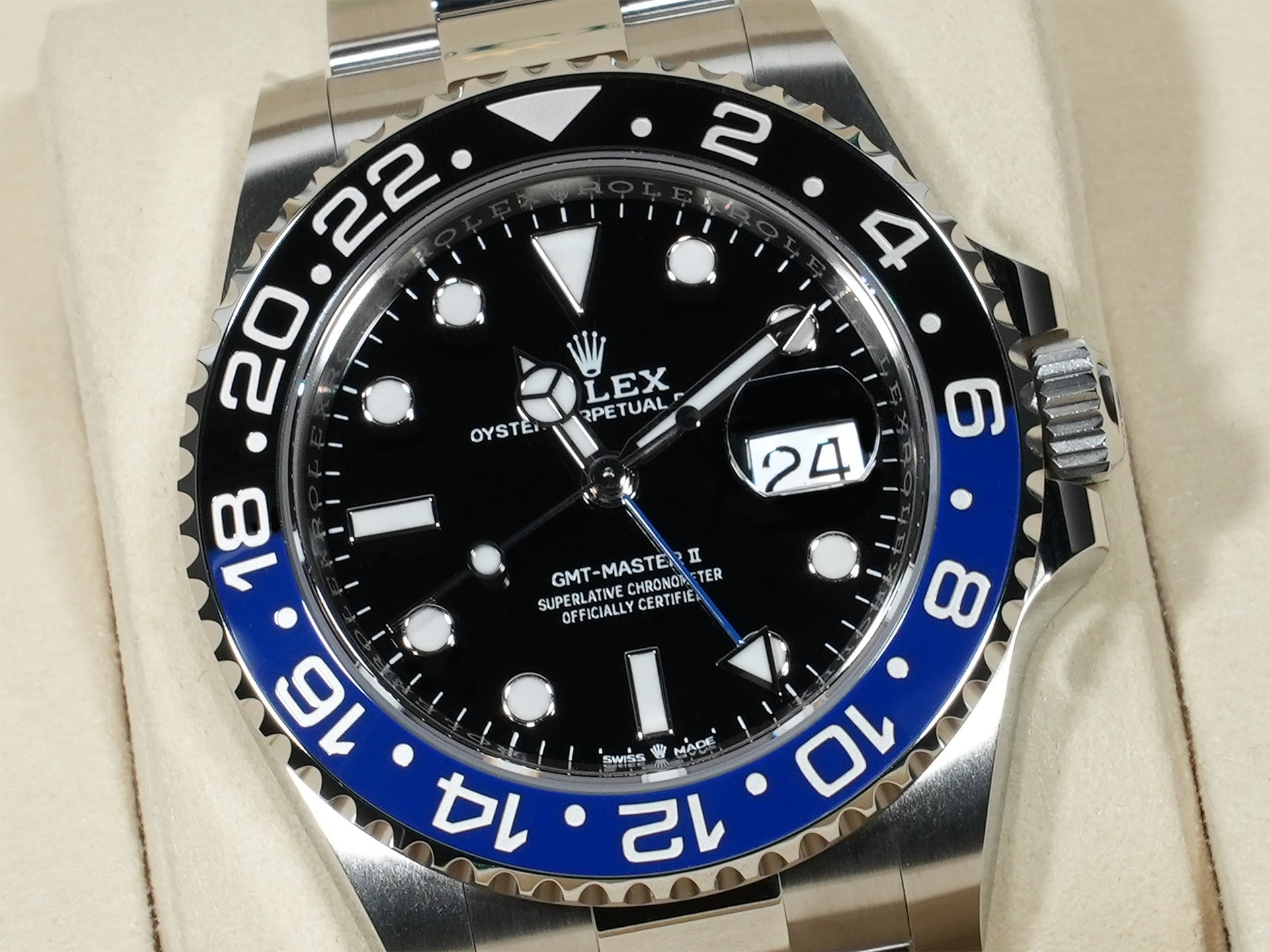 Rolex GMT-Master II Ref. 126710BLNR Stainless Steel Black Dial Oyster Bracelet Unused x2j75cwn