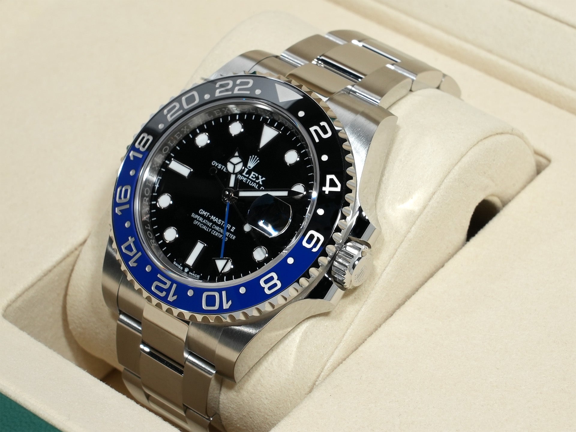 Rolex GMT-Master II Ref. 126710BLNR Stainless Steel Black Dial Oyster Bracelet Unused x2j75cwn