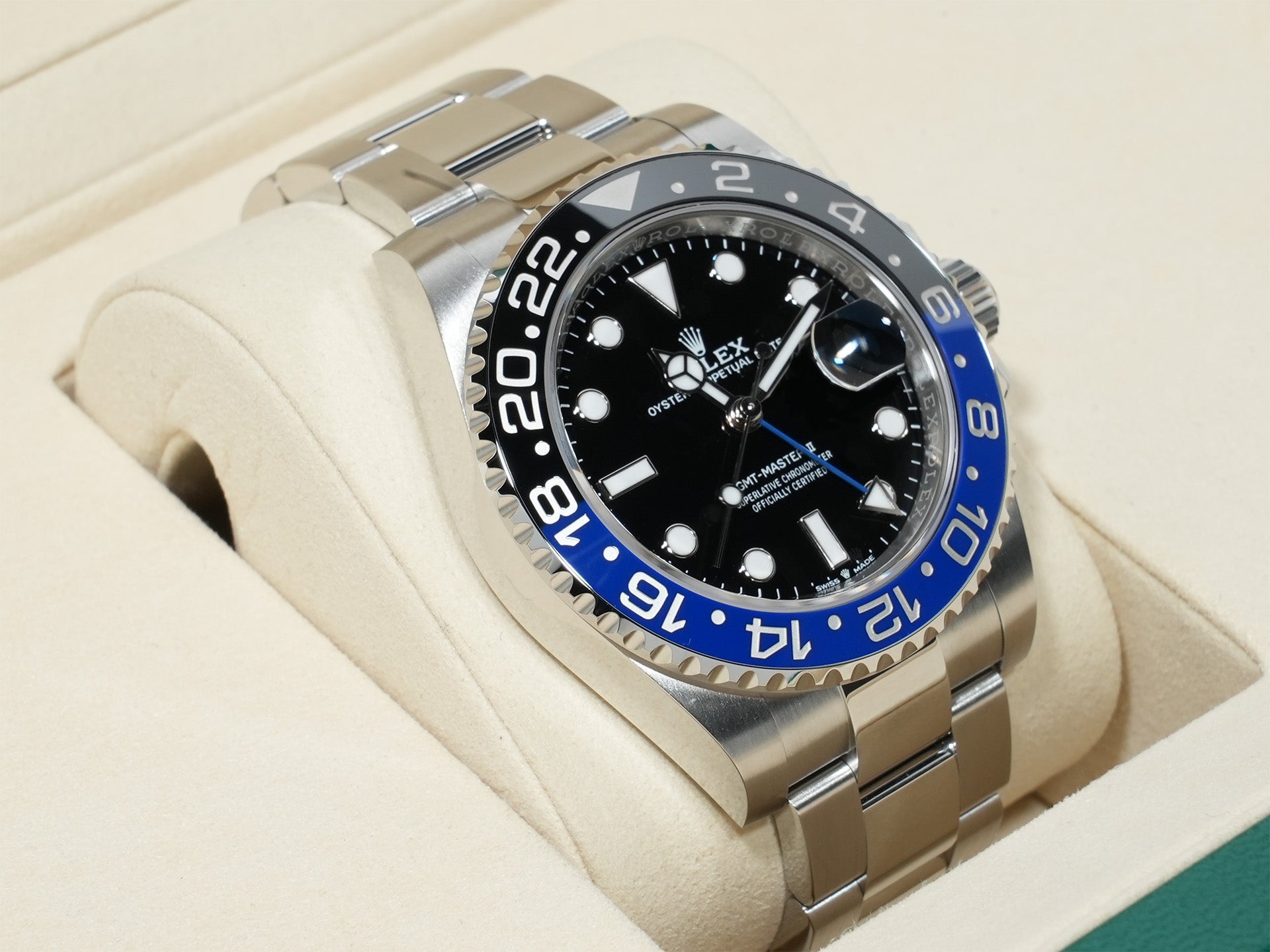 Rolex GMT-Master II Ref. 126710BLNR Stainless Steel Black Dial Oyster Bracelet Unused x2j75cwn