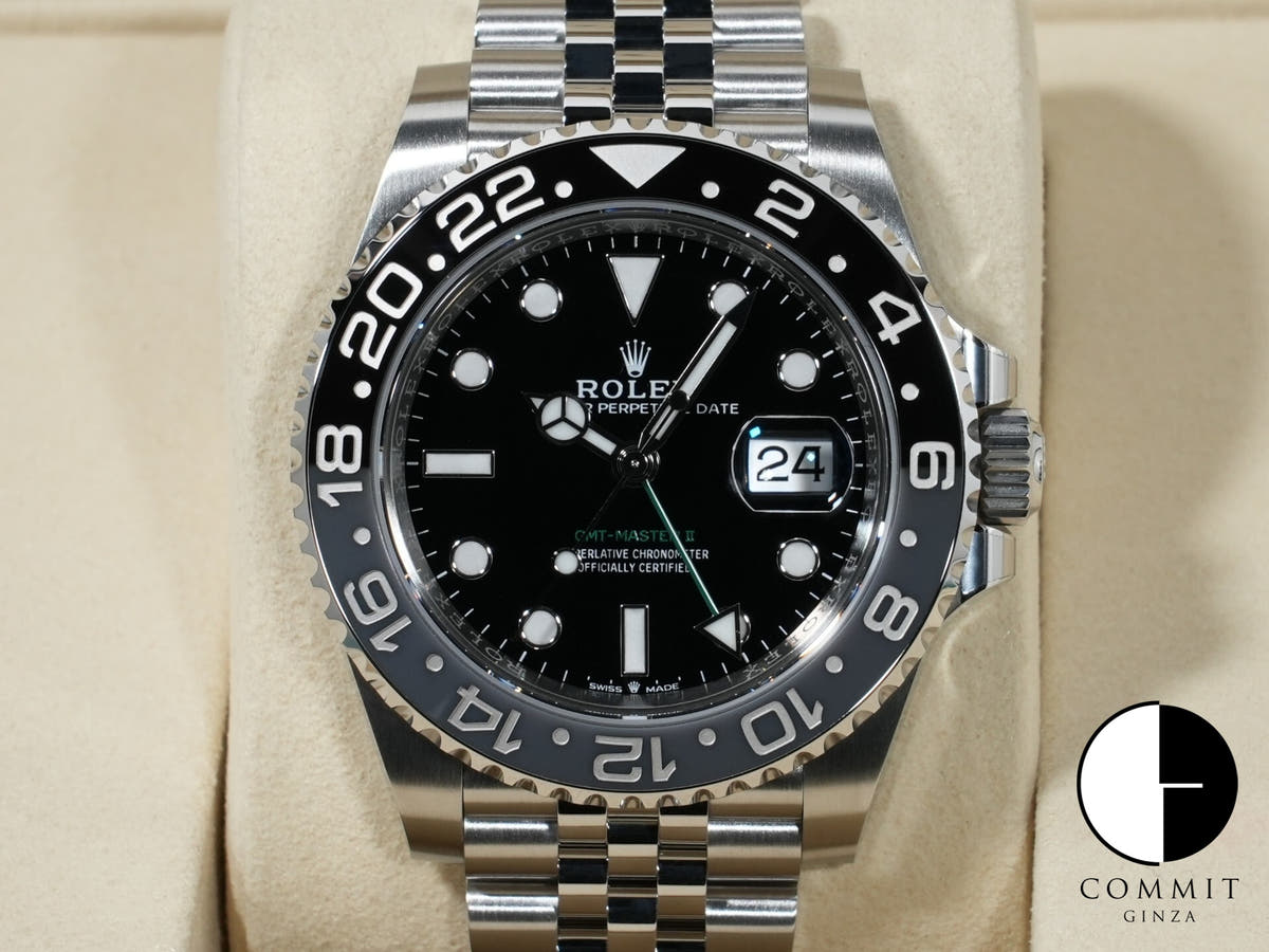 Rolex GMT-Master II Ref. 126710GRNR Stainless Steel Black Dial Jubilee Bracelet Unused y2wdsnzz