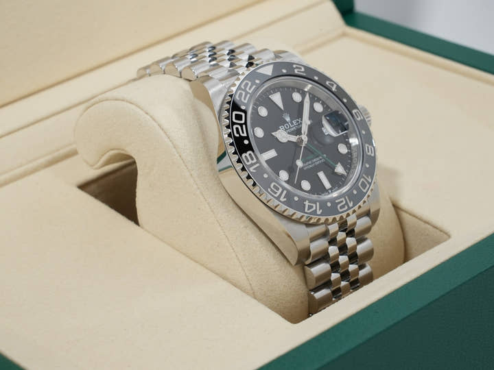 Rolex GMT-Master II Ref. 126710GRNR Stainless Steel Black Dial Jubilee Bracelet Unused y2wdsnzz