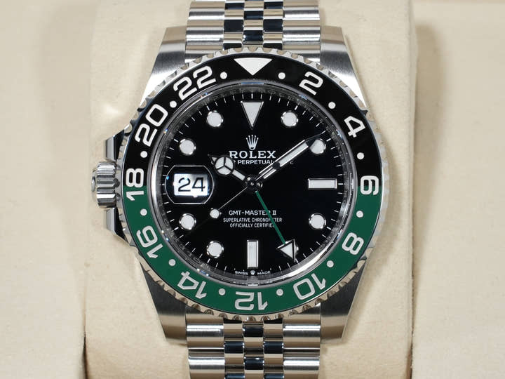 Rolex GMT-Master II Ref. 126720VTNR Stainless Steel Black Dial Jubilee Bracelet Unused snwubv5f