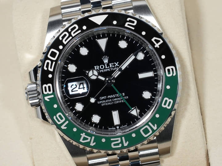 Rolex GMT-Master II Ref. 126720VTNR Stainless Steel Black Dial Jubilee Bracelet Unused snwubv5f
