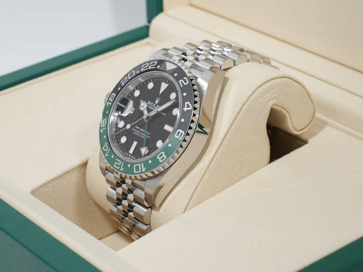 Rolex GMT-Master II Ref. 126720VTNR Stainless Steel Black Dial Jubilee Bracelet Unused snwubv5f