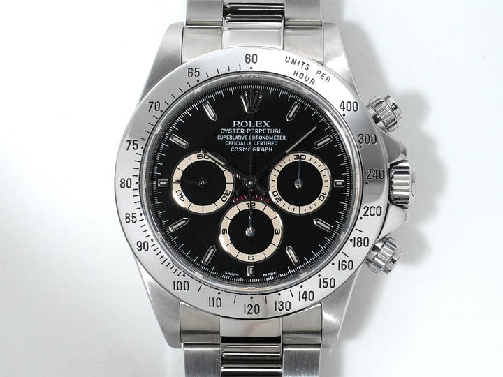 ロレックス デイトナ エルプリメロ Ref.16520 ステンレススチール ブラック文字盤 美中古 aa7e442g