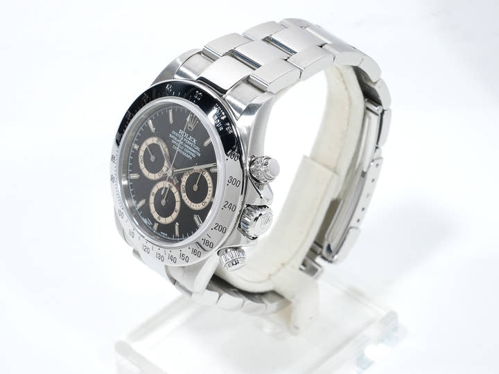 ロレックス デイトナ エルプリメロ Ref.16520 ステンレススチール ブラック文字盤 美中古 aa7e442g