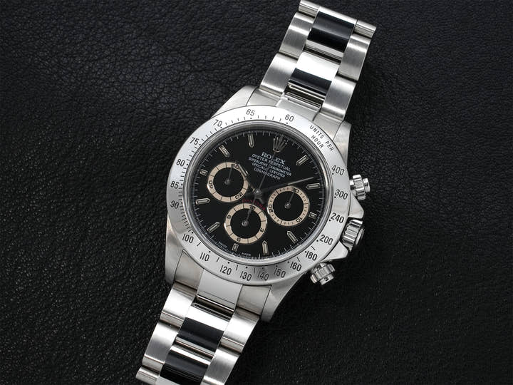 ロレックス デイトナ エルプリメロ Ref.16520 ステンレススチール ブラック文字盤 美中古 aa7e442g