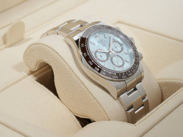 Rolex Daytona Ref. 126506A Platinum Ice Blue Dial with 11 Diamond Markers, Unused.  (6nvfmg5b appears to be an internal reference number and is not translated)