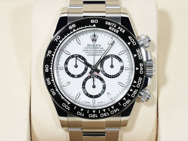 ロレックス デイトナ Ref.126500LN ステンレススチール ホワイト文字盤 未使用 qqmgnaj7
