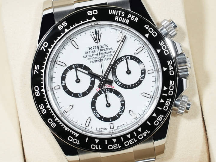 ロレックス デイトナ Ref.126500LN ステンレススチール ホワイト文字盤 未使用 qqmgnaj7