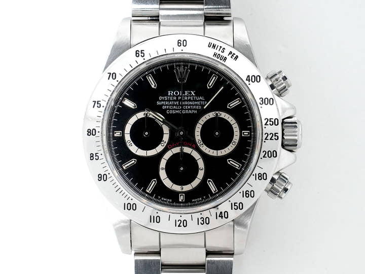 Rolex Daytona El Primero Ref. 16520 Stainless Steel Black Dial Pre-owned vunkk6uj