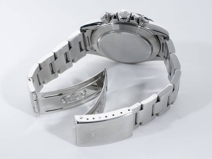 Rolex Daytona El Primero Ref. 16520 Stainless Steel Black Dial Pre-owned vunkk6uj