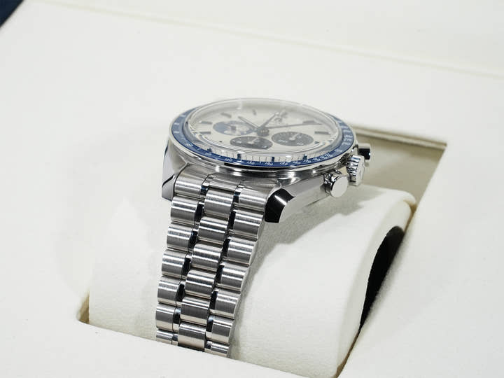 オメガ スピードマスター 記念モデル コーアクシャル マスター クロノメーター クロノグラフ 42MM Ref.310.32.42.50.02.001 ステンレススチール シルバー文字盤 美品 sivo7bvh