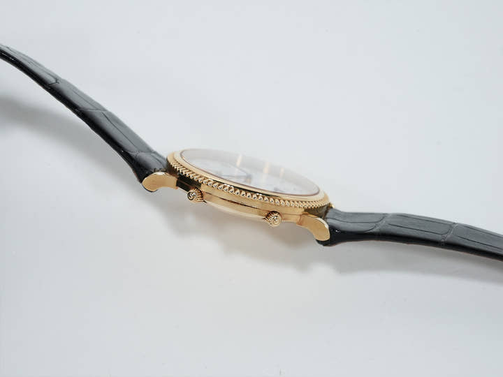 パテックフィリップ カラトラバ トラベルタイム Ref.5034J イエローゴールド ホワイト文字盤 中古 7vdedfmz
