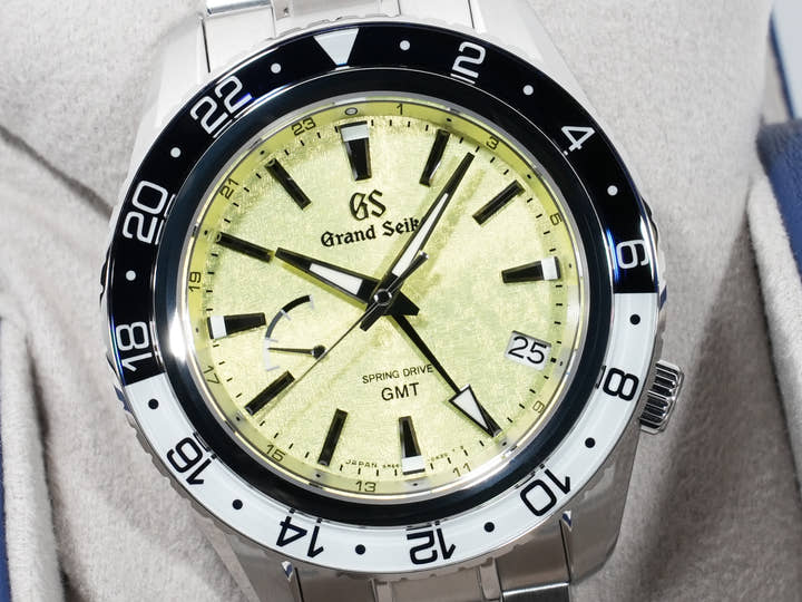 グランドセイコー スポーツコレクション スプリングドライブ GMT Ref.SBGE315 ステンレススチール サンライトイエロー文字盤 未使用 yisdtir9