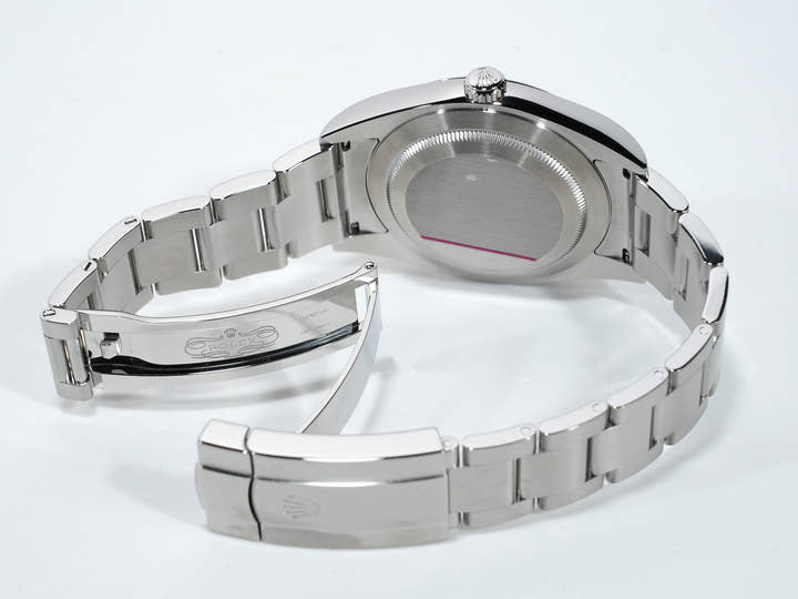 ロレックス オイスターパーペチュアル39 Ref.114300 ステンレススチール レッドグレープ文字盤 美品 yeyqd94k