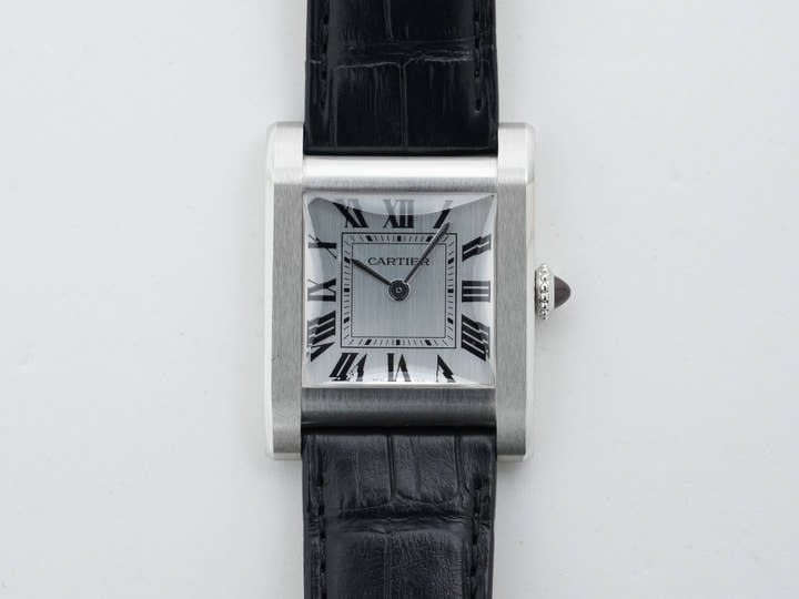 カルティエ タンク ノルマル Ref.WGTA0109 プラチナ シルバー文字盤 美中古 j8vyjv4j