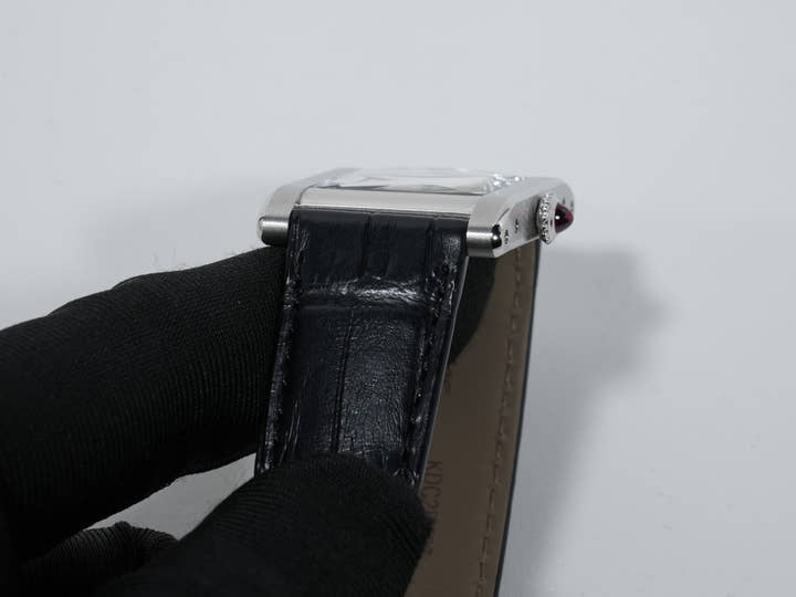 カルティエ タンク ノルマル Ref.WGTA0109 プラチナ シルバー文字盤 美中古 j8vyjv4j