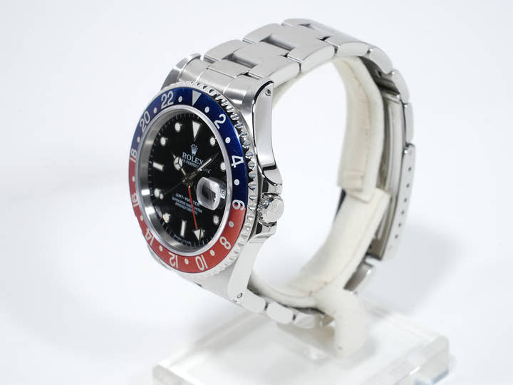 ロレックス GMTマスター Ref.16700 ステンレススチール ブラック文字盤 オイスターブレスレット 美中古 gtbqvccr