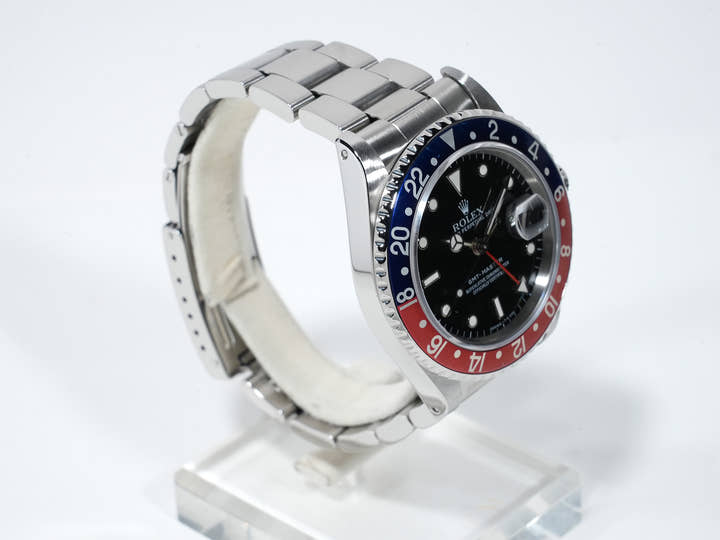 ロレックス GMTマスター Ref.16700 ステンレススチール ブラック文字盤 オイスターブレスレット 美中古 gtbqvccr
