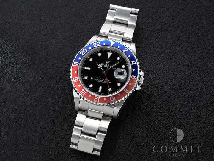 ロレックス GMTマスター Ref.16700 ステンレススチール ブラック文字盤 オイスターブレスレット 美中古 gtbqvccr