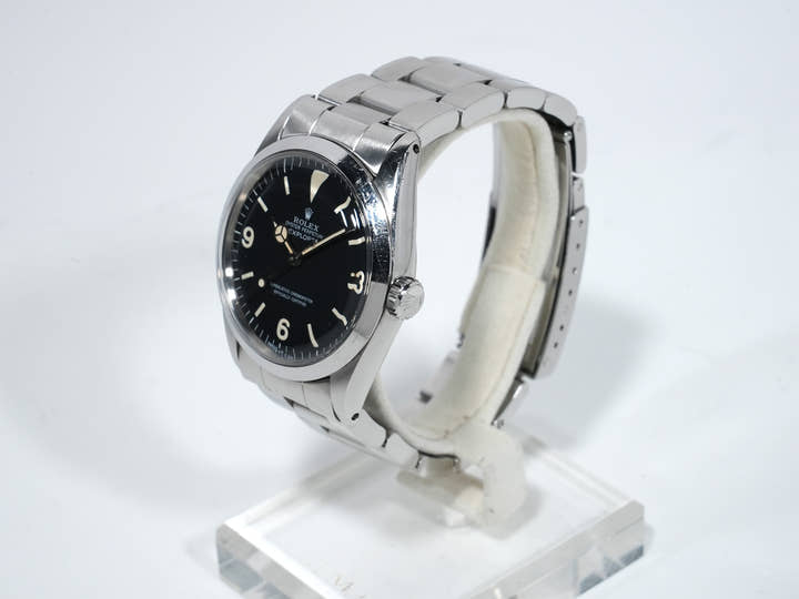 ロレックス エクスプローラーI Ref.1016 ステンレススチール ブラック文字盤 中古 6qmxmneq