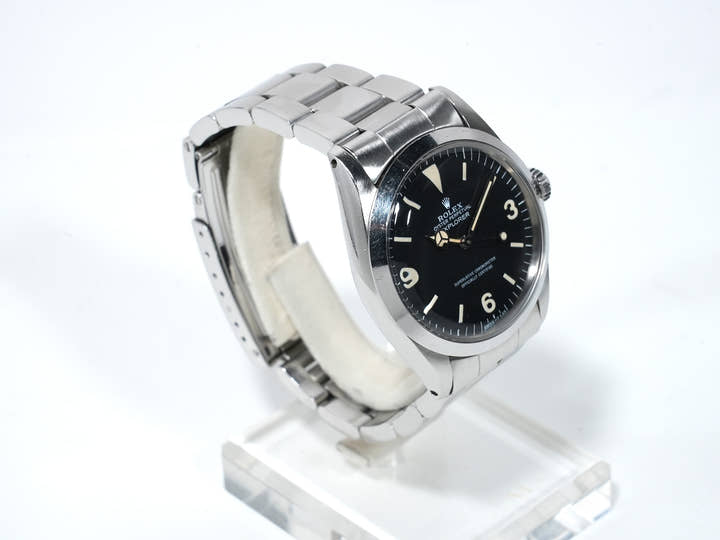 ロレックス エクスプローラーI Ref.1016 ステンレススチール ブラック文字盤 中古 6qmxmneq