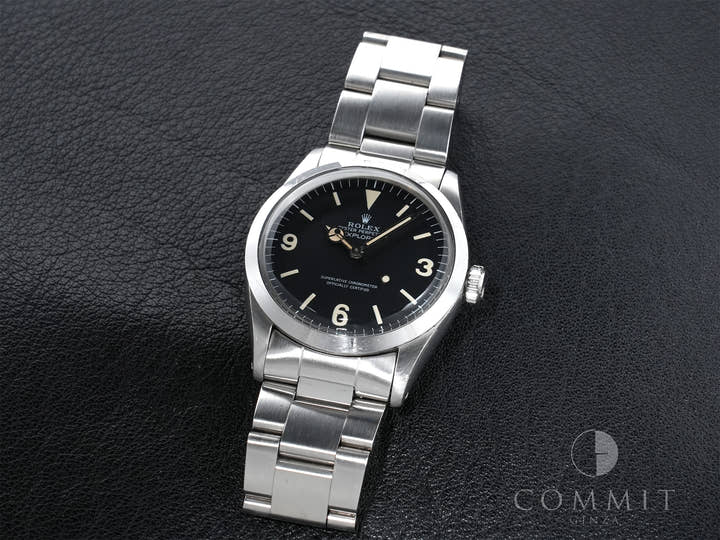ロレックス エクスプローラーI Ref.1016 ステンレススチール ブラック文字盤 中古 6qmxmneq
