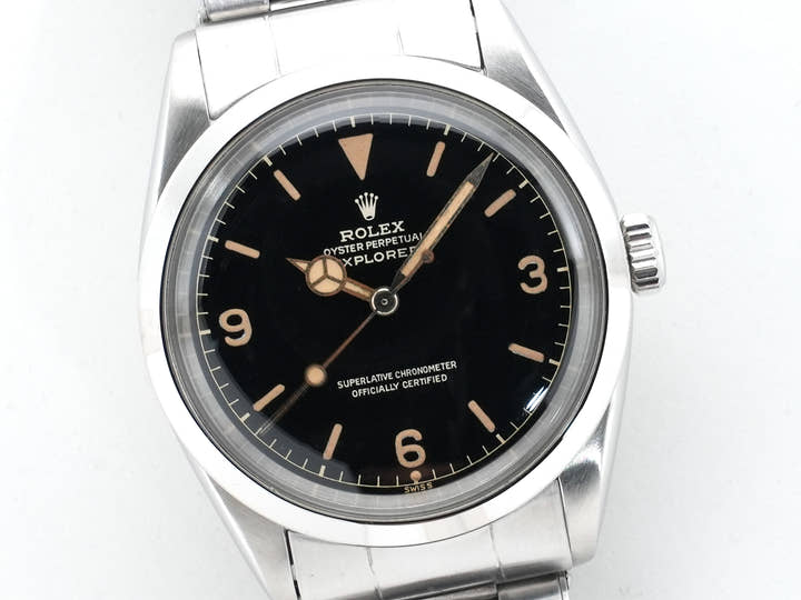 ロレックス エクスプローラーI Ref.1016 ステンレススチール ブラック文字盤 中古 ycwyv2yj