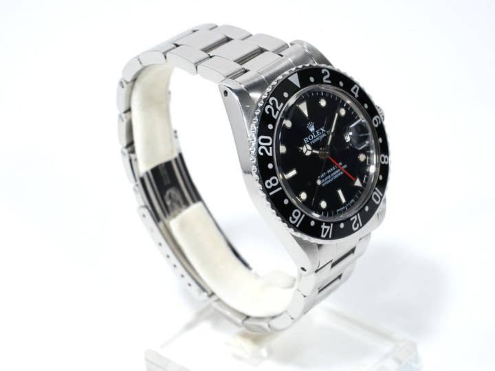 ロレックス GMTマスター Ref.16750 ステンレススチール ブラック文字盤 オイスターブレスレット 中古 yxsqbn9s