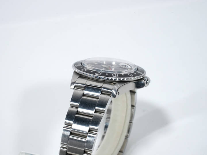 ロレックス GMTマスター Ref.16750 ステンレススチール ブラック文字盤 オイスターブレスレット 中古 yxsqbn9s
