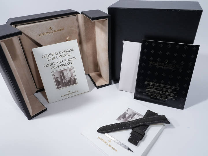 ヴァシュロンコンスタンタン ヒストリカル クロノグラフ Ref.47101/000J イエローゴールド ブラック文字盤 中古 a5nejg22