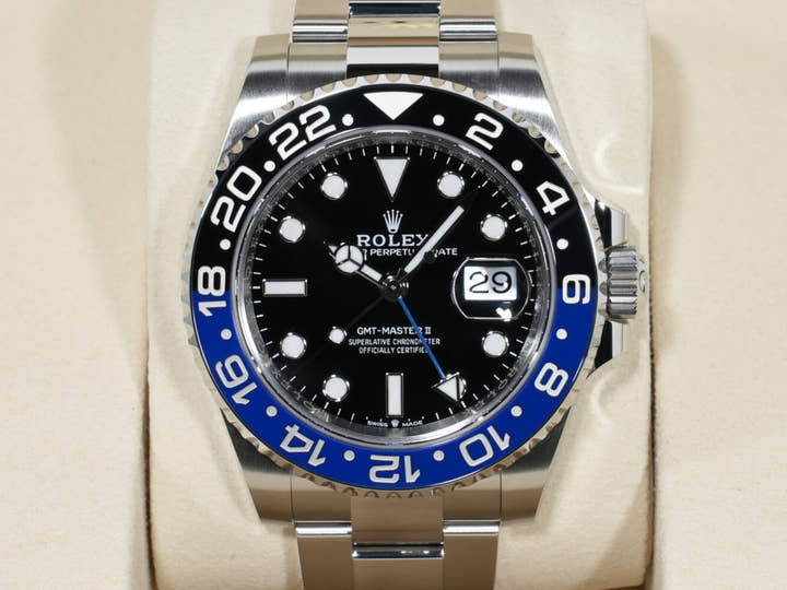 ロレックス GMTマスターII Ref.126710BLNR ステンレススチール ブラック文字盤 オイスターブレスレット 未使用 xswgx9ya