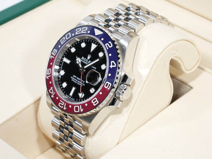 ロレックス GMTマスターII Ref.126710BLRO ステンレススチール ブラック文字盤 ジュビリーブレスレット 未使用 yvmqizux