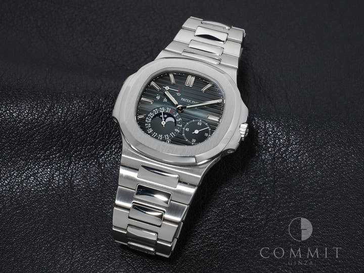 パテックフィリップ ノーチラス プチコンプリケーション Ref.5712/1A-001 ステンレススチール ブルー文字盤 美中古 9iefak9a