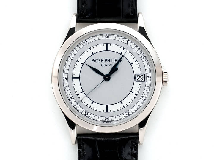パテックフィリップ カラトラバ Ref.5296G-001 ホワイトゴールド シルバー文字盤 中古 oxwhacvr